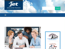 Tablet Screenshot of jet-training.org.uk